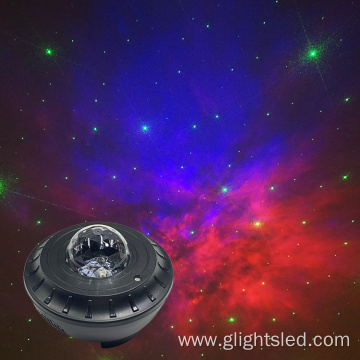 Led Bead 360 Degree Romantic Room Rotating christmas Moon Star Sky Projector Night Light